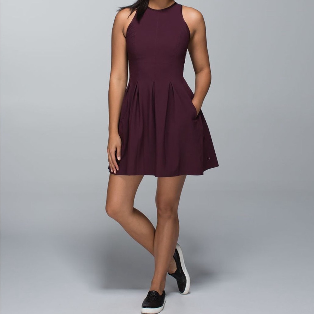 Lululemon Bordeaux Here to There Dress